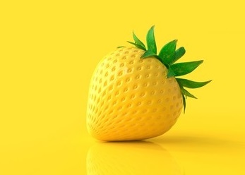 astonishing yellow strawberry